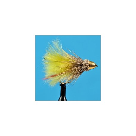 Conehead Marabou Muddler Yellow