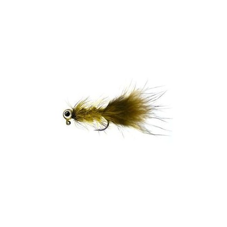 Olive Wooly Eyed Jig