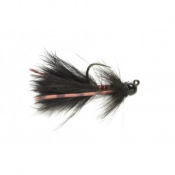 Tungsten Jig Bugger Black Barbless