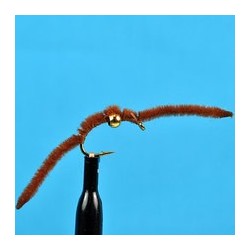 Bead Head San Juan Worm Brown