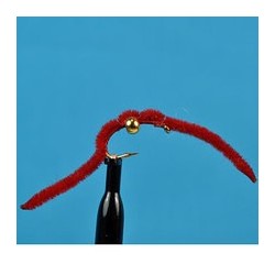 Bead Head San Juan Worm Red