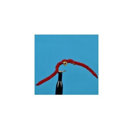 Bead Head San Juan Worm Red