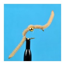 Bead Head San Juan Worm Tan