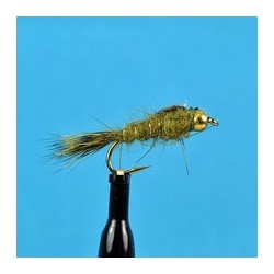 Bead Head Hares Ear Olive