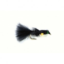 Black Marabou Damsel (Gold Nugget)