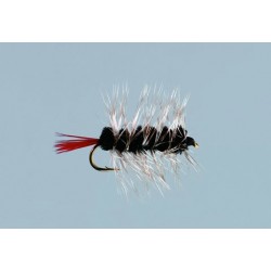 Black Wooly Worm Weighted