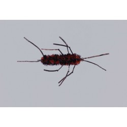 Black Burnt Orange Knotted Flexi Stone Weighted