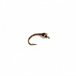 Brown Zebra Midge (Tungsten Bead Head)