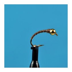 Bead Head Midge Brown Silver