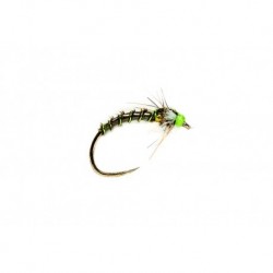 Buzzer Slow Sink Olive Barbless