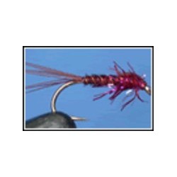 Claret Micro UV Straggle Pheasant tail