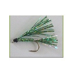 green and silver sparkler