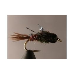 Beadhead Atomic Pheasant Tail Red Wire