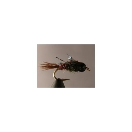 Beadhead Atomic Pheasant Tail Red Wire