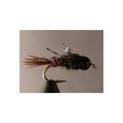Beadhead Atomic Pheasant Tail Red Wire