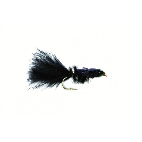 Marabou Black Weighted Damsel