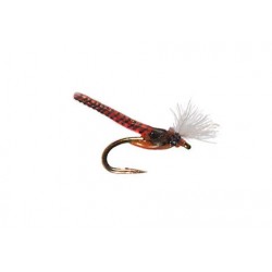 Nicklos HMG Midge Pupa Red