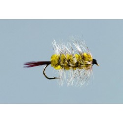 Olive Wooly Worm Weighted