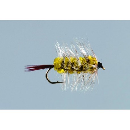 Olive Wooly Worm Weighted