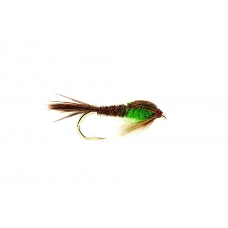 Pheasant Tail Green Fluorescent Weighted