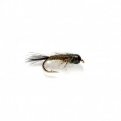 Woven Nymph Brown Olive (Tungsten Bead Head)
