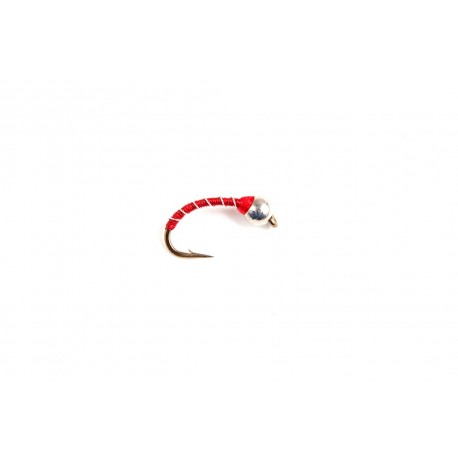 Zebra Midge Red (Tungsten Bead Head)