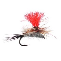 Hi Vis Parachute Adams Fluo Red