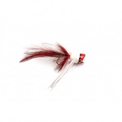 Bass Popper Red & White
