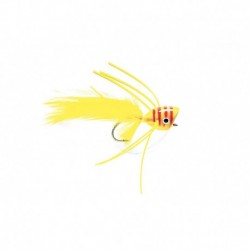 Bass Popper Yellow & Red