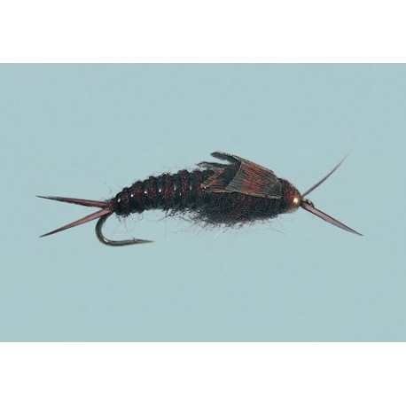 Bh Brown Western Stone Nymph Weighted