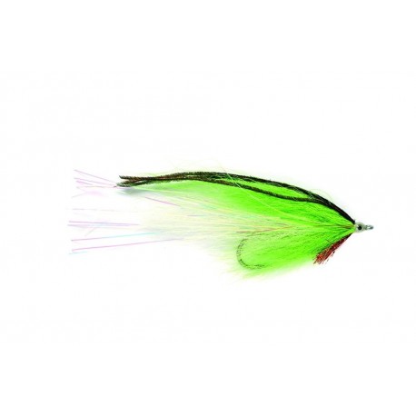 Bucktail Chartreuse White