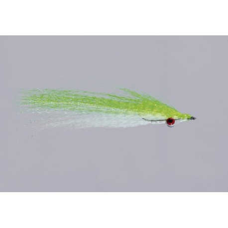 Clousers Chart White Superhair Minnow