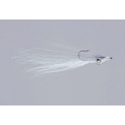Clousers Gray White Skinny Water Clouser