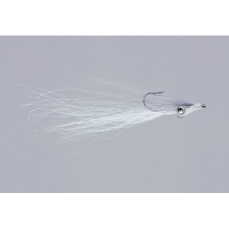 Clousers Gray White Skinny Water Clouser