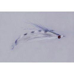 Clousers Silver Shiner Barred Fur Strip Minnow