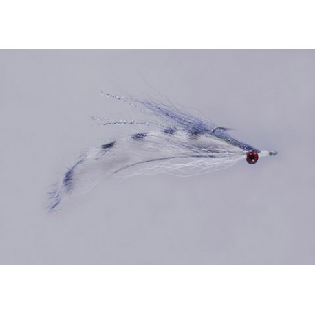 Clousers Silver Shiner Barred Fur Strip Minnow