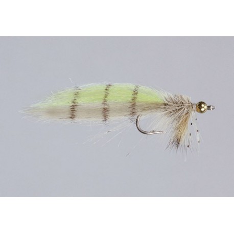 Kraimers Chartreuse Tan Redfish Beadhead