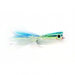 Popper Mylar Blue & White