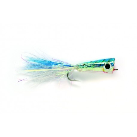 Popper Mylar Blue & White