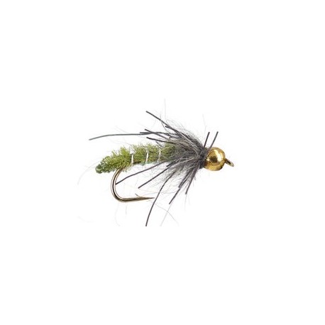 Bh Rub a Dub Caddis Pupa Olive