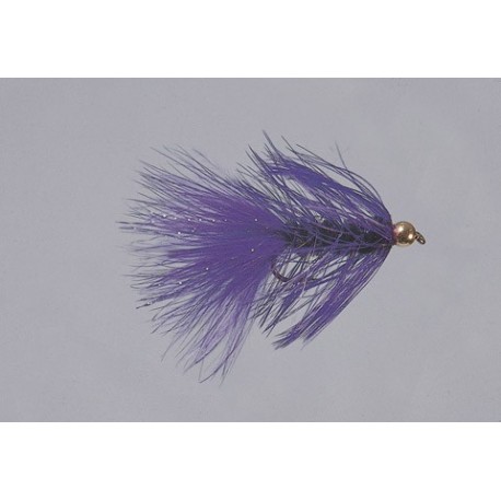 Beadhead Purple Wooly Bugger Weighted