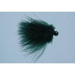 Rainys Black Hot Head Marabou Jig