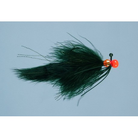 Rainys Black Hot Head Spider Leg Jig