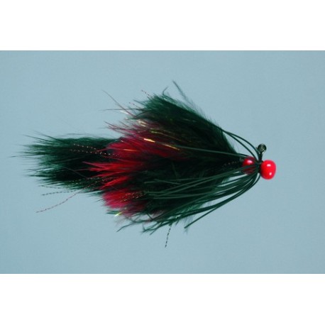Rainys Black Red Hot Head Spider Leg Jig