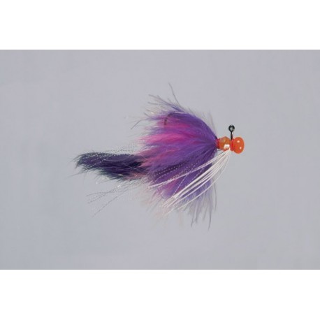 Rainys Purple Pink Purple Hot Head Spider Leg Jig