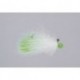 Rainys White Chartreuse Hot Head Marabou Jig