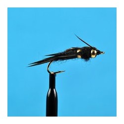 Bead Head Stone Fly Black Depth Charged