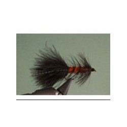 Brown and Black Woolybugger